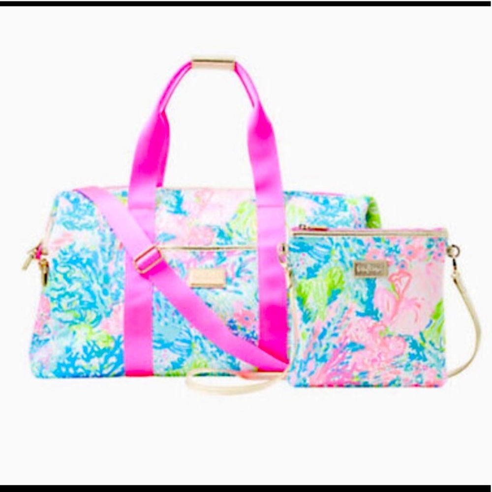 NEW Lilly Pulitzer Duffle Bag and crossbody